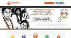 Desktop Screenshot of corporacionhorizontes.com