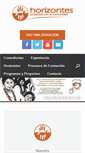 Mobile Screenshot of corporacionhorizontes.com